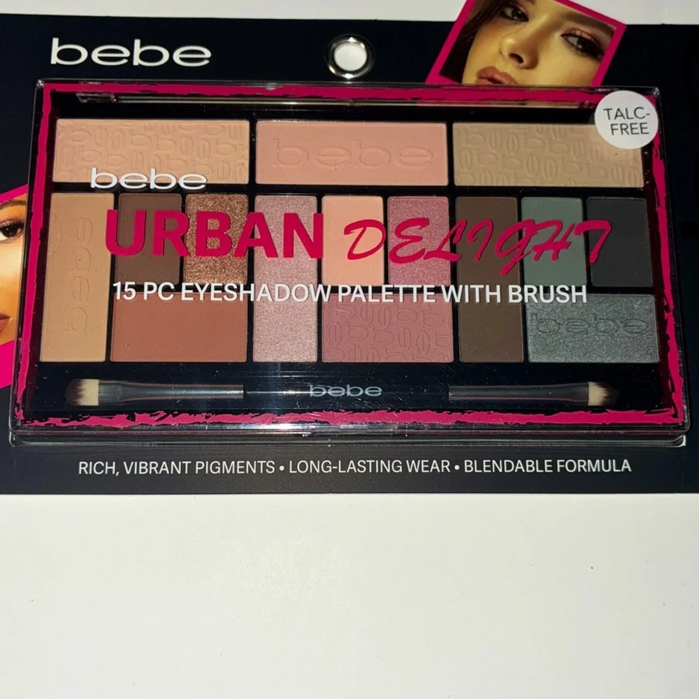 bebe 15-Piece Eyeshadow Palette – Urban Delight